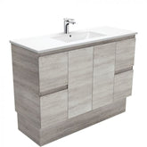 Fienza Dolce Edge 1200mm Industrial Vanity On Kickboard